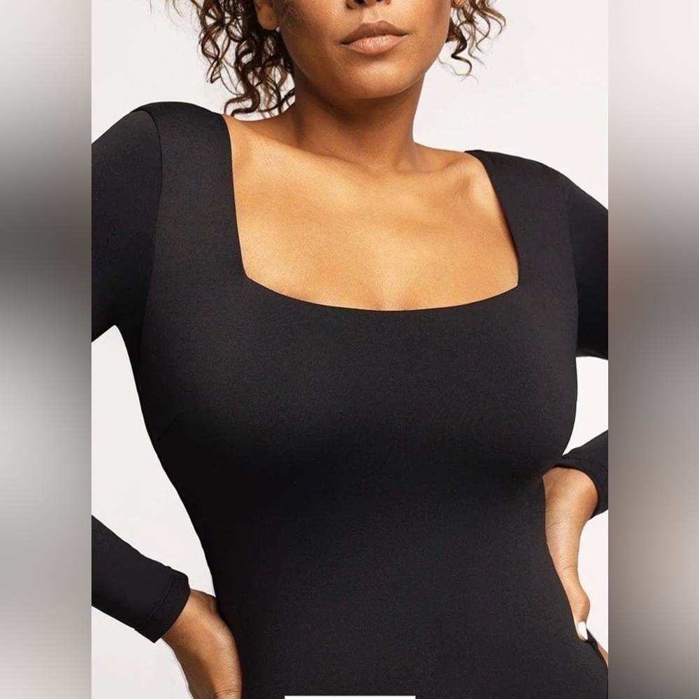 POPILUSH SQUARE NECK CONTOUR BODYSUIT